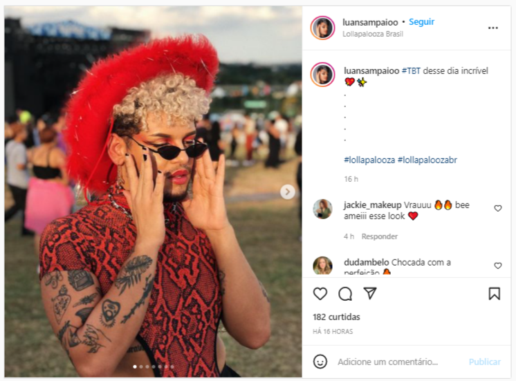 Post Instagram Lollapalooza